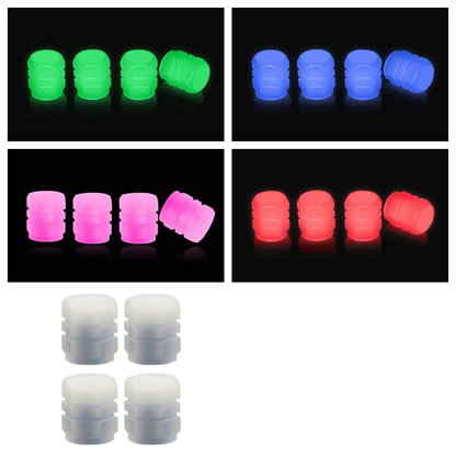 Fluorescent Valve Caps for Cars & Motorcycles