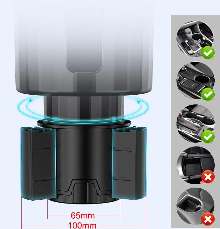 Car Cup Holder Expander for Larger Bottles