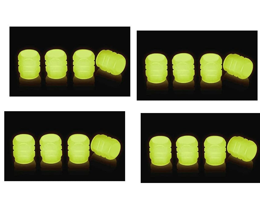 Fluorescent Valve Caps for Cars & Motorcycles